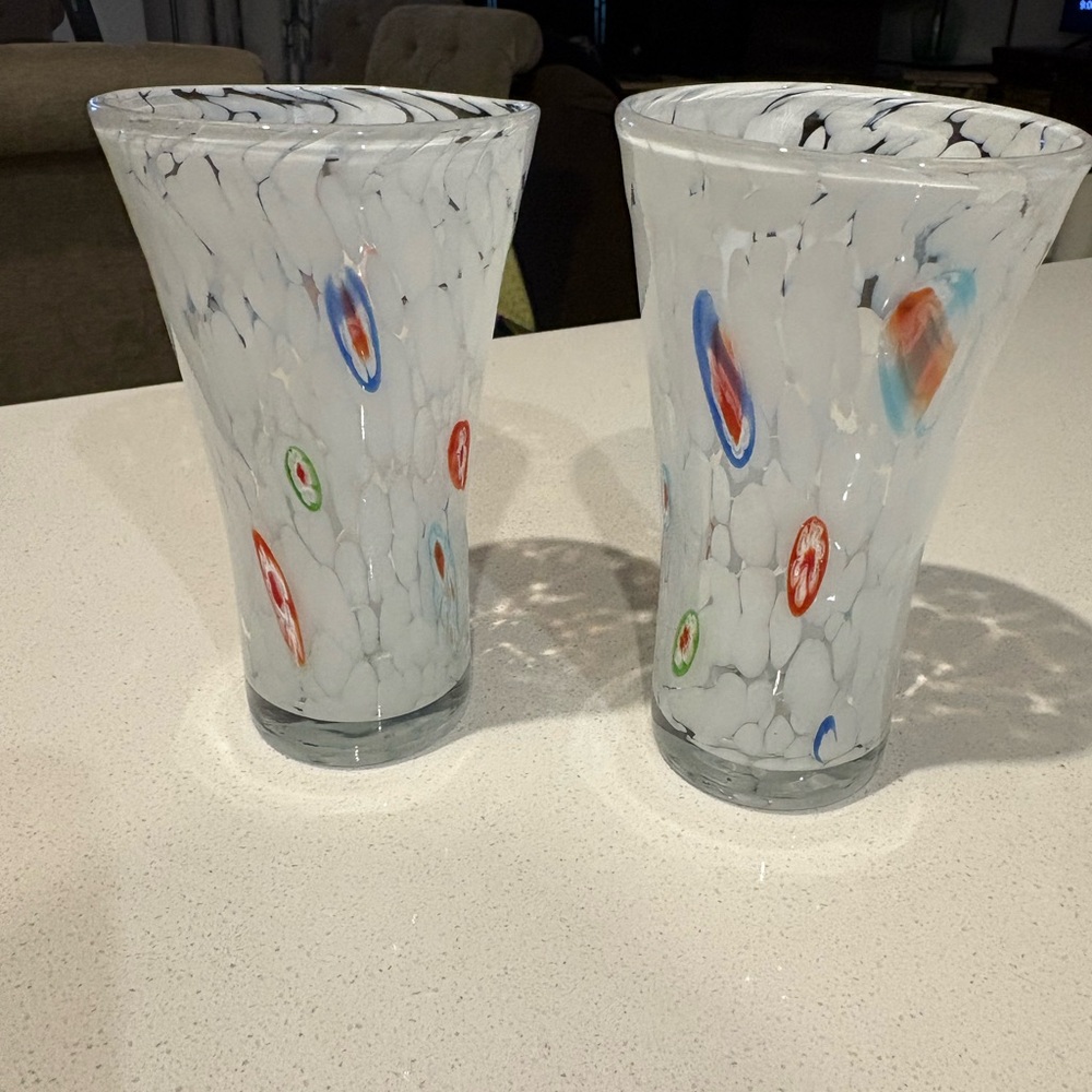 Colorful Glass Tumblers
